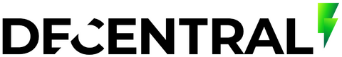 Decentral Logo Logo Black